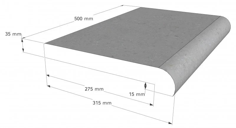 Curbstone-pakke 4×8 Rustica NEVADA-pakke