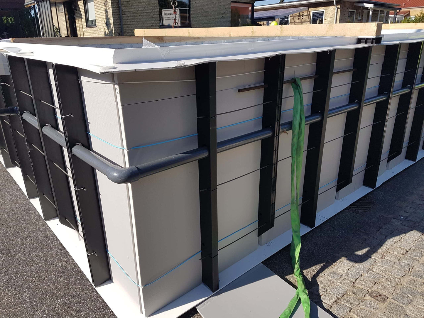 Pooltime Exclusive Overflow PP Pool Balance Tank 4 x 12 x 1,5 m