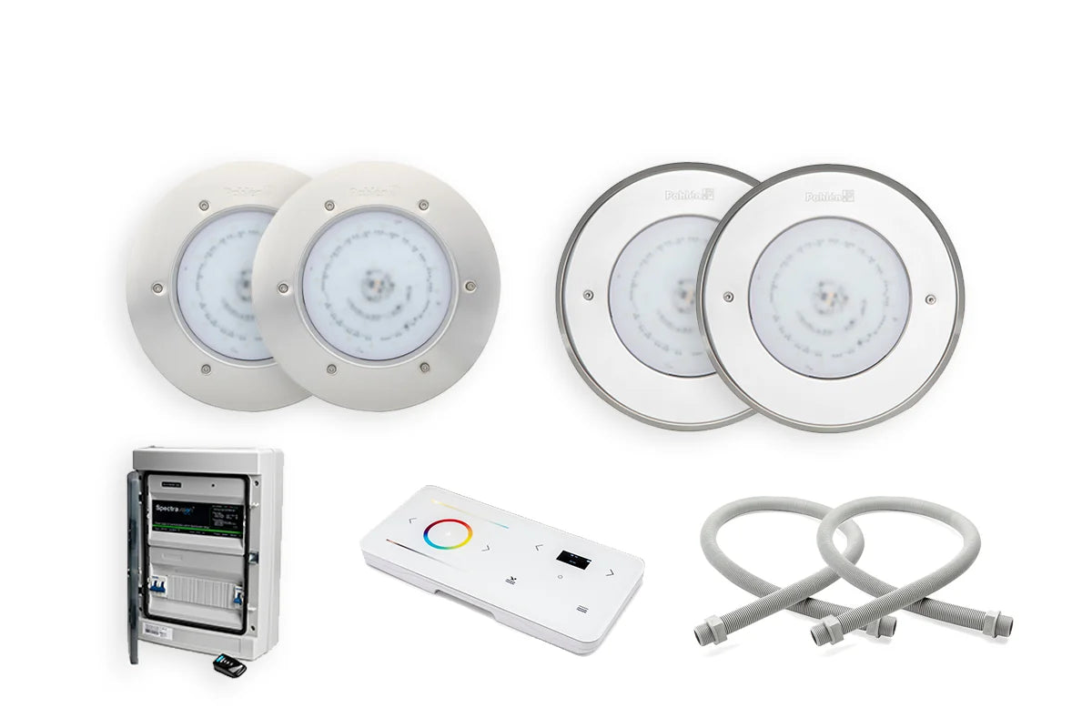 Poolleuchten aus Edelstahl