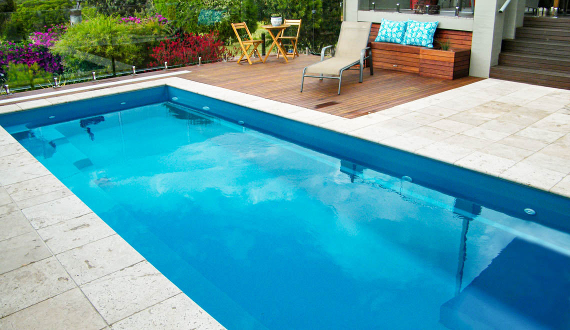 Leisurepools Harmony 2,9×5-8 m, djup 1,29-1,76 m