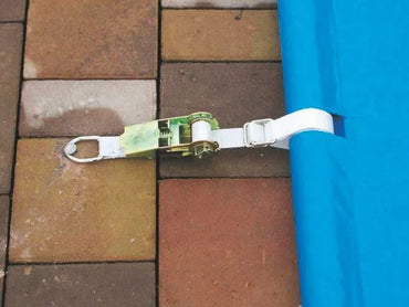 Rolltop Poolabdeckung für 3,5×7 POOL inkl. Handgerät