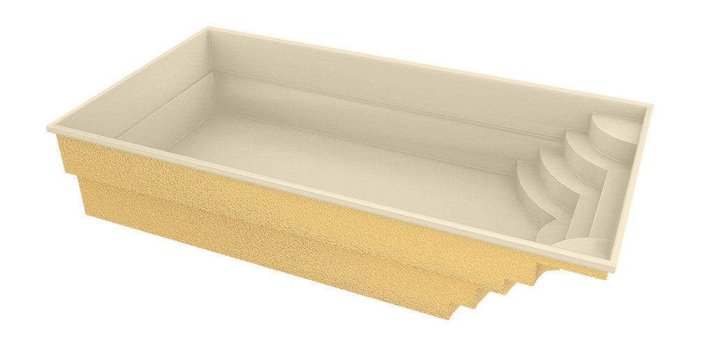 Glasfiberpool Aruba 700 7,20m x 3,70m x 1,50m