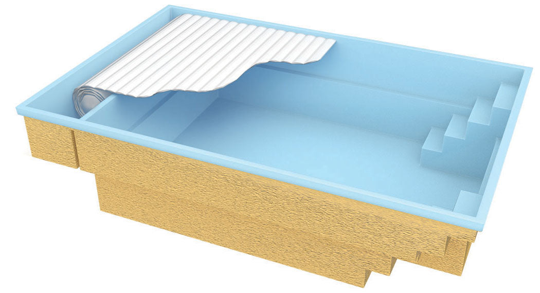 Glasfiberpool Bahama 600 6,10m x 3,75m x 1,50m