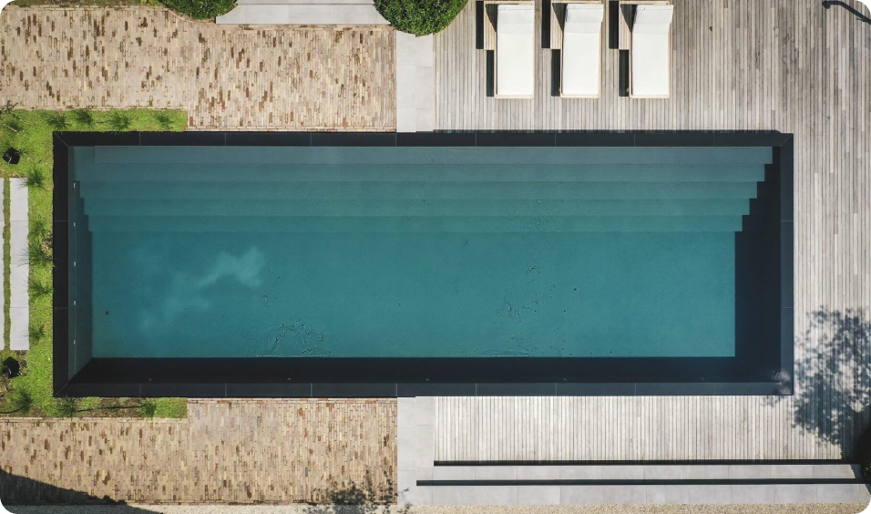 Pooltime Exclusive 10/20 mm skimmer PP-pool ovan mark 3,5 x 7 x 1,5 m