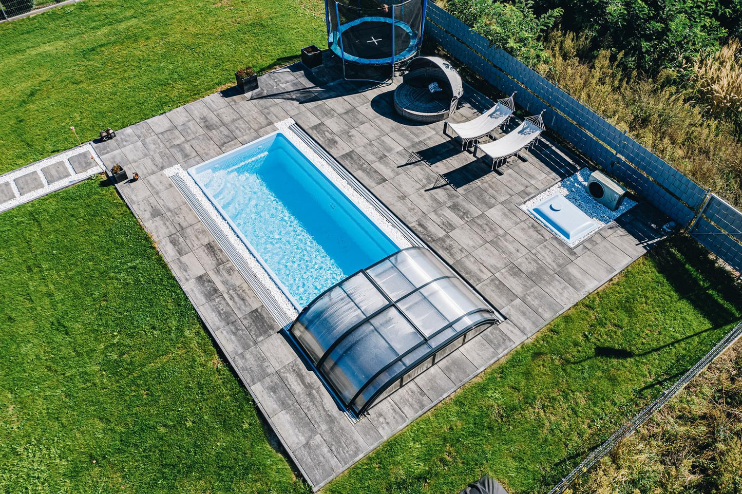 Glasfiberpool Papeete 600 6,00m x 3,00m x 1,50m