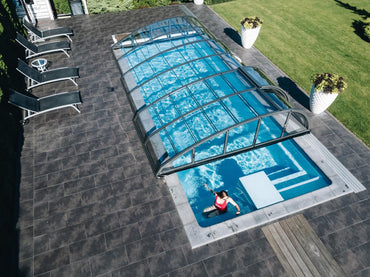 Glasfiberpool Trinidad 9,70m x 3,70m x 1,60m