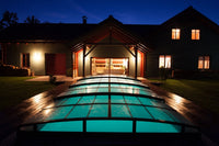 Poolovertræk Infinity 3×6 klarglas