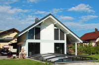 Poolovertræk Infinity 3×6 klarglas