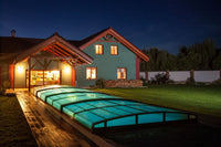 Poolovertræk Infinity 3×6 klarglas