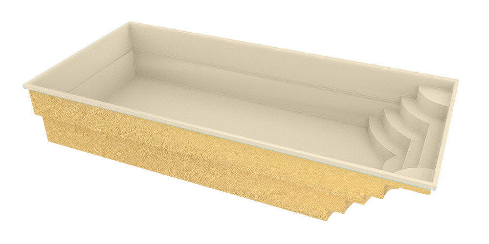 Glasfiberpool Aruba 800 8,20m x 3,70m x 1,50m