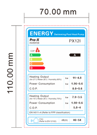 Poolvarmepumpe PRO-X INVERTER 12kW WIFI R32