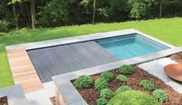Leisurepools Reflection med ribbotten 3,8×7,92-9,92 m, djup 1,28-1,78 m