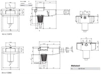 Pahlen Overflow Classic Wide 385 til liner pool