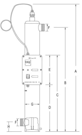 Rustfri Easy-UV 2.0 desinfektion