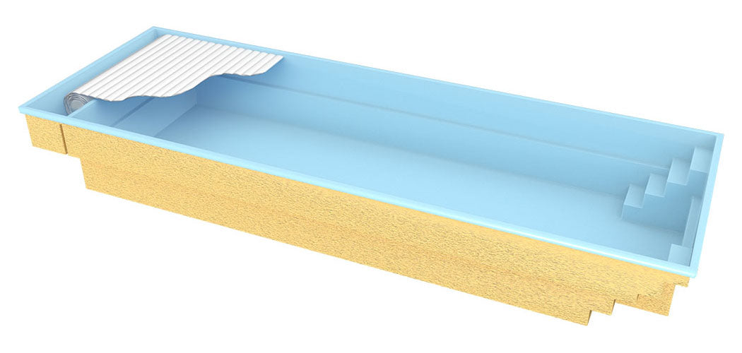 Glasfiberpool Bahama 11 11,10m x 3,75m x 1,50m