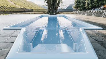 Glasfiberpool Grenada 700 7,00m x 3,00m x 1,52m