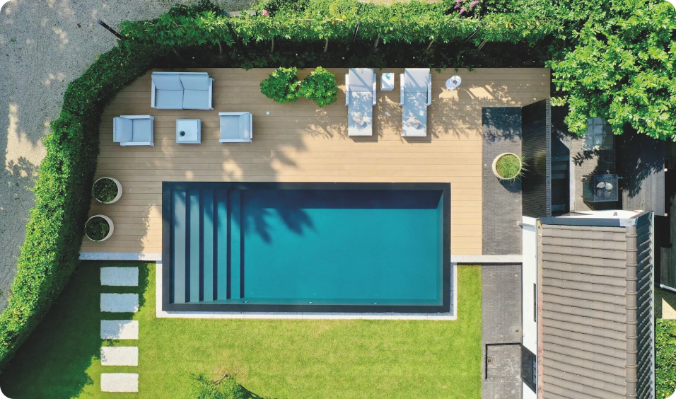 Pooltime Exklusiv Infinity 10/20mm PP Pool 3.5 x 7 x 1.5 m