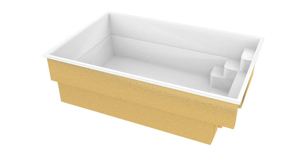 Glasfiberpool Saba 500 5,00m x 3,00m x 1,45m