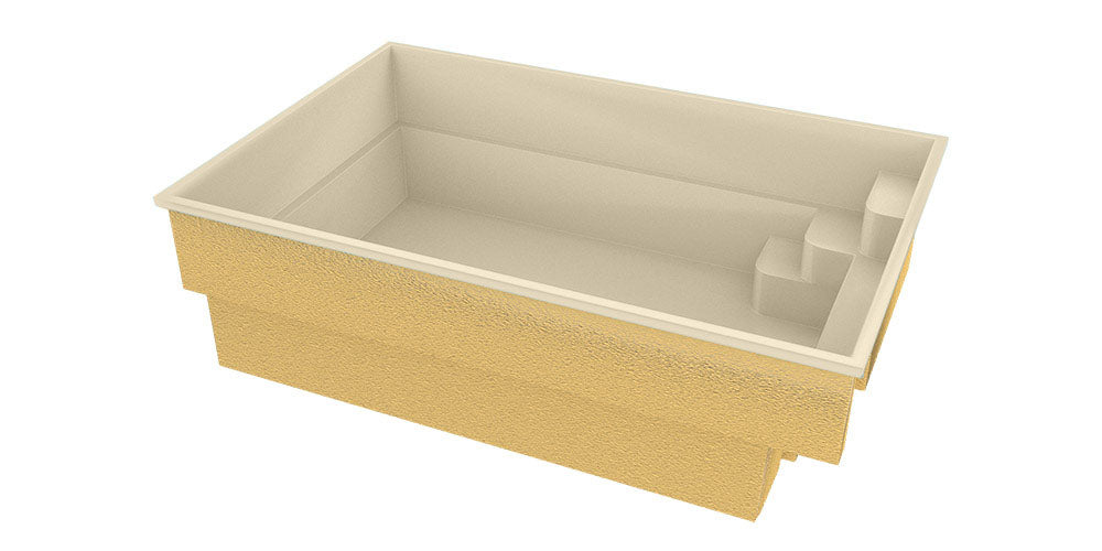 Glasfiberpool Saba 500 5,00m x 3,00m x 1,45m