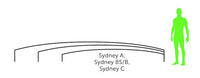 Pooloverdækning Sydney 3,5×3,5 (Enkelt skinne, Antracit)